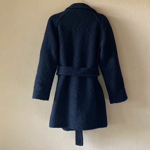 NWT Ganni Boucle Wool Coat Black M 8-10 40EU - Picture 5 of 13